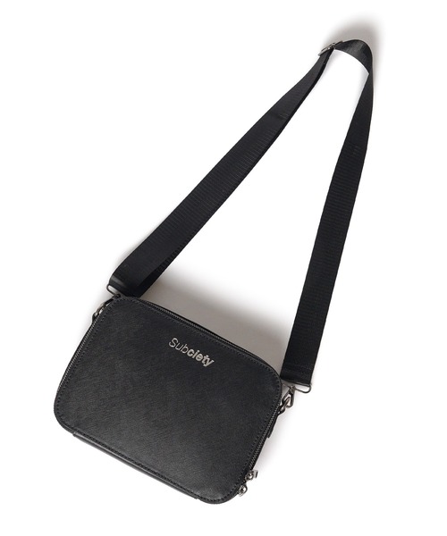 Subciety（サブサエティ） ショルダーバッグ Leather shoulder bag 