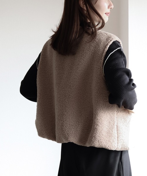 ☆美品☆ SOÉJU ソージュ　ブラウン ボアベスト m61738968687_1.jpg?1762493843