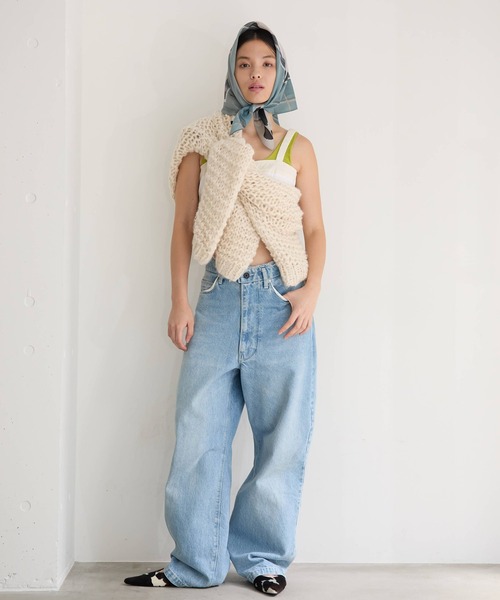 LY スカーフ バンダナ 「LY」Postcard scarf ポストカードスカーフ