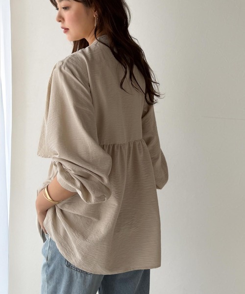 「classicalelf」 長袖ブラウス X-LARGE ベージュ レディース_画像3