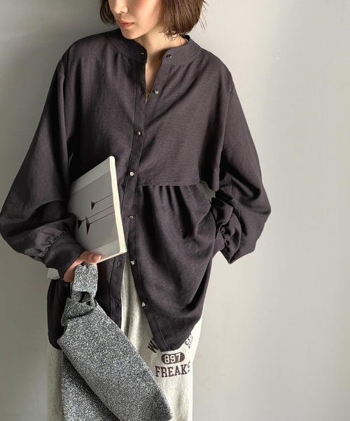 「classicalelf」 長袖ブラウス X-LARGE ベージュ レディース_画像9