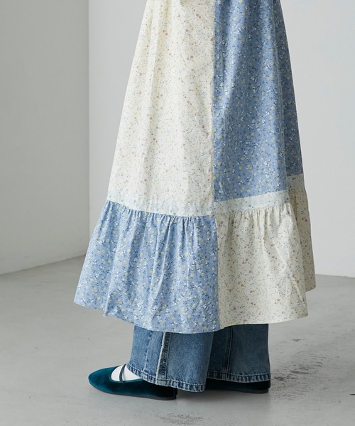 「forksy.」 長袖ワンピース FREE ブルー レディース_画像9