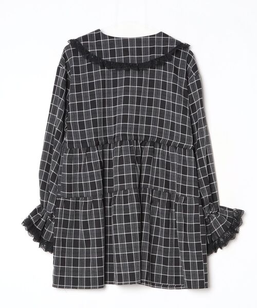 「merry jenny」 長袖ワンピース FREE グレー レディース_画像2