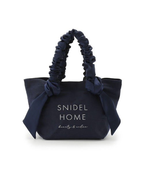 「SNIDEL HOME」 ハンドバッグ FREE ネイビー レディース_画像9