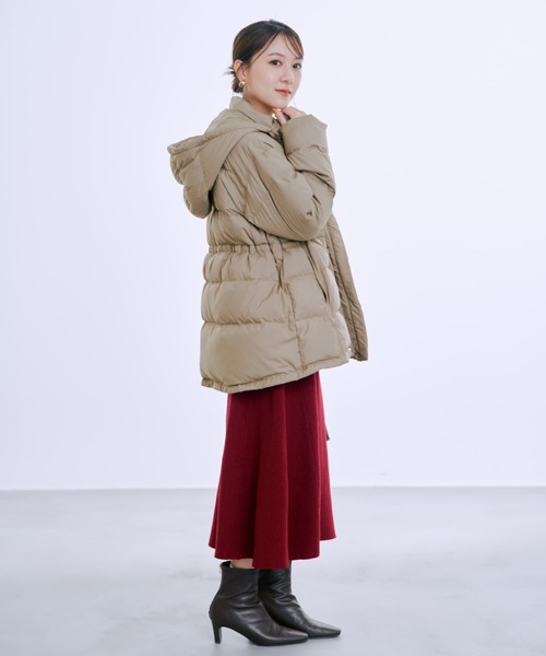 ダウンコート ダウンジャケット 「KAWADA FEATHER/撥水」4ポケット