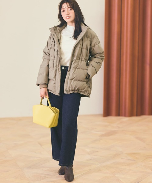 ダウンコート ダウンジャケット 「KAWADA FEATHER/撥水」4ポケット