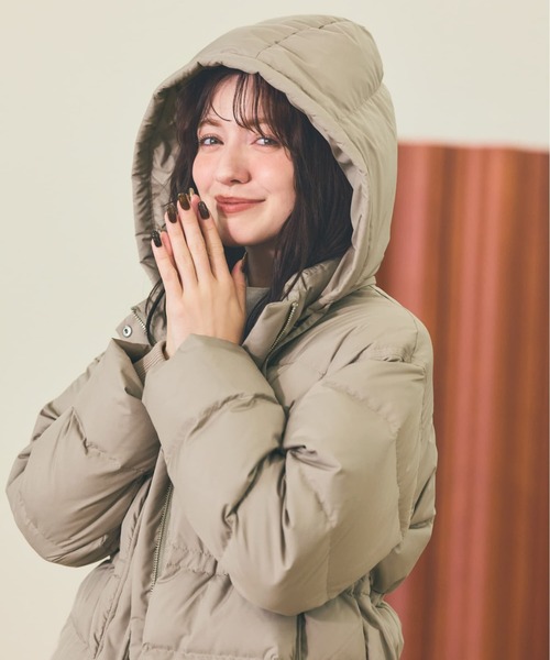 ダウンコート ダウンジャケット 「KAWADA FEATHER/撥水」4ポケット