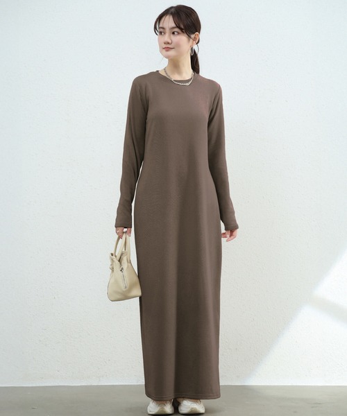 Cinderella（シンデレラ） ワンピース 裏起毛ワンピース 冬 秋 ロング