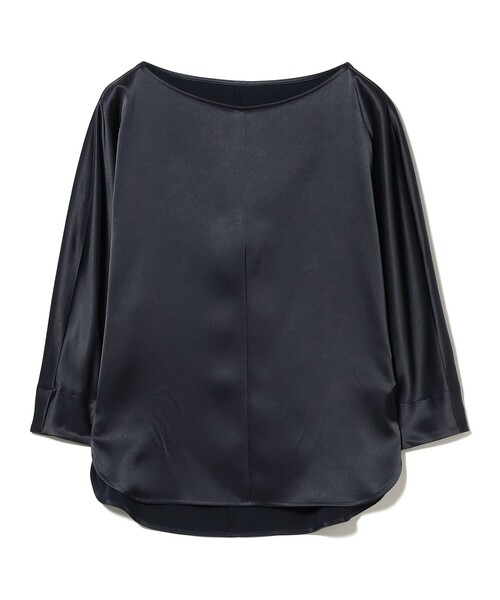 beamssalon サテントップス Demi-Luxe BEAMS（デミルクス ビームス） ブラウス シャツ BEAMS SALON