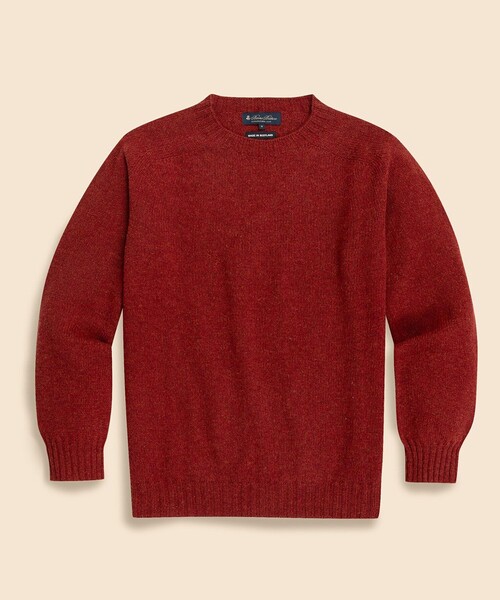 【極美品・スコットランド製】ブルックスブラザーズ シェットランドウール ニット BROOKS BROTHERS（ブルックスブラザーズ） セーター ニット