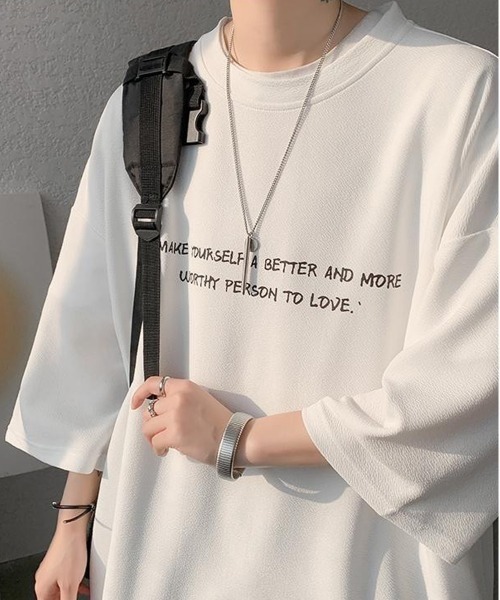 「NEW GENTLEMAN」 半袖Tシャツ L グレイッシュベージュ メンズ_画像2