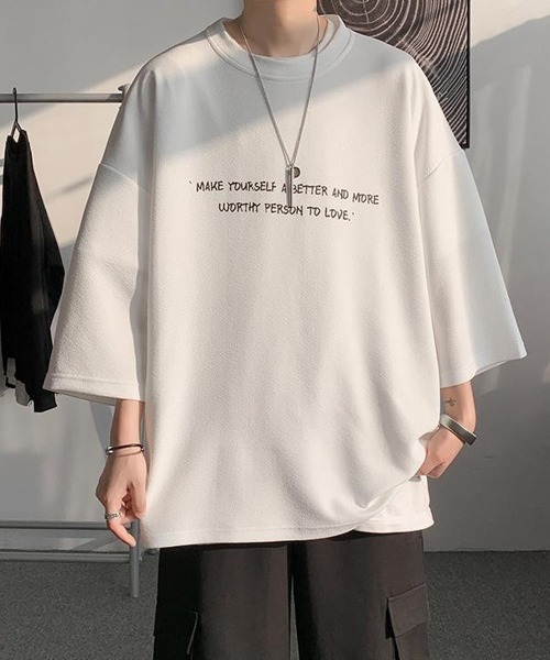 「NEW GENTLEMAN」 半袖Tシャツ L グレイッシュベージュ メンズ_画像3