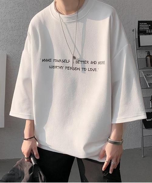 「NEW GENTLEMAN」 半袖Tシャツ L グレイッシュベージュ メンズ_画像7