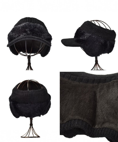 COMONGOLF（コモンゴルフ） ニット帽 ニットキャップ ボアフリース