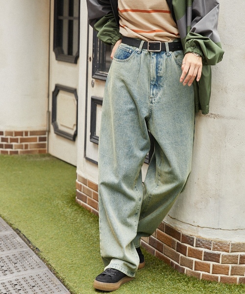 「MONO-MART」 デニムパンツ S インディゴブルー メンズ_画像4