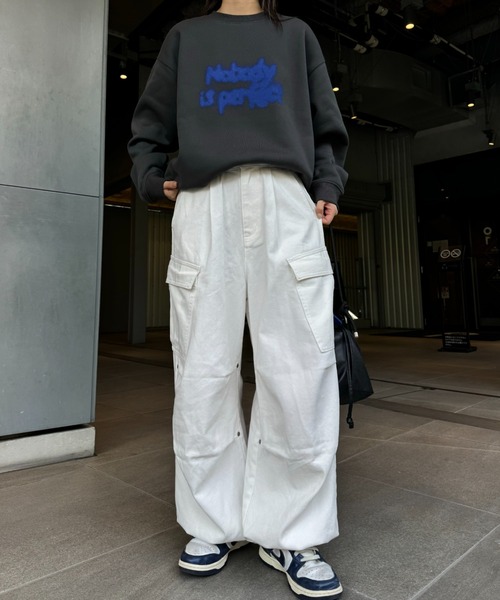 「CIAOPANIC TYPY」 カーゴパンツ LARGE ブラック レディース_画像3