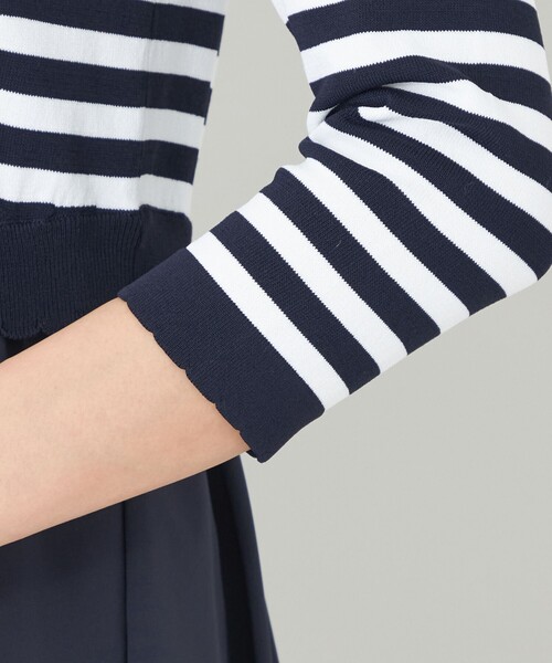 TO BE CHIC（トゥー ビー シック） ワンピース ニットタフタドッキング