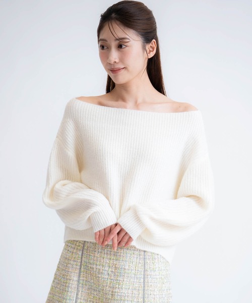 「NOELA」 長袖ニット フリー グレー レディース_画像6