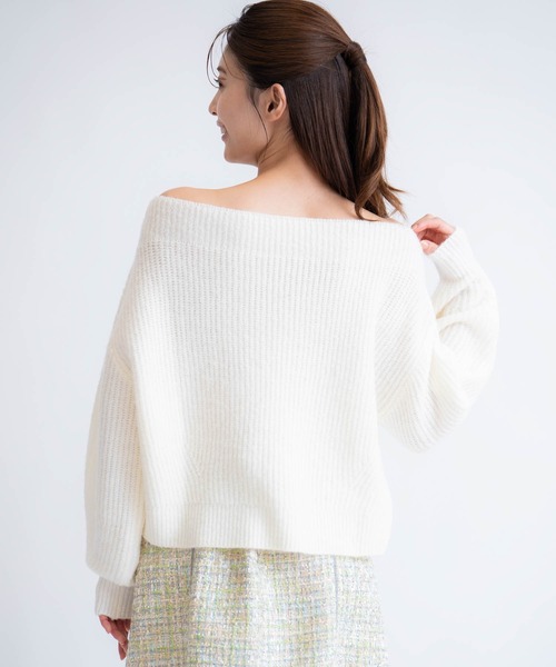 「NOELA」 長袖ニット フリー グレー レディース_画像8