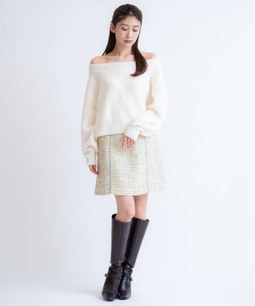 「NOELA」 長袖ニット フリー グレー レディース_画像10