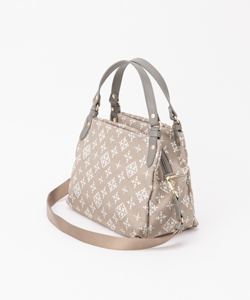 ラシット　2wayバッグ　グレー ラシット russet 2WAYミニトート(CE－001－OUT) （Gray/Pink