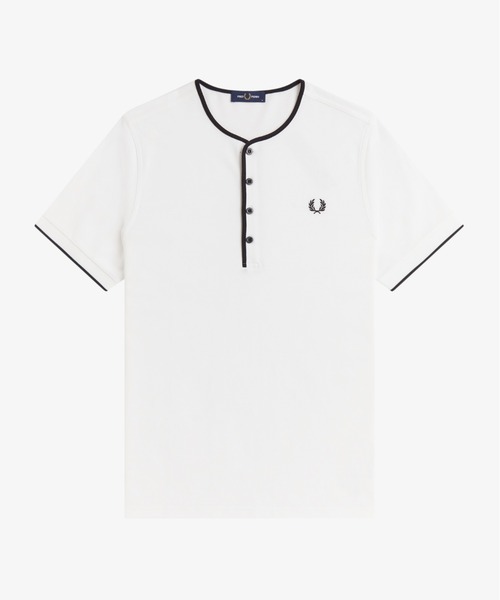 FRED PERRY（フレッドペリー） ヘンリーネック tシャツ Four Button