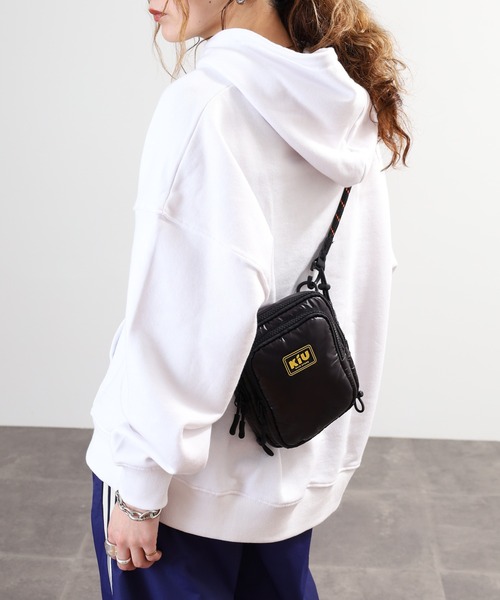 KiU（キウ） ショルダーバッグ バッグ ナイロンサテンミニショルダー