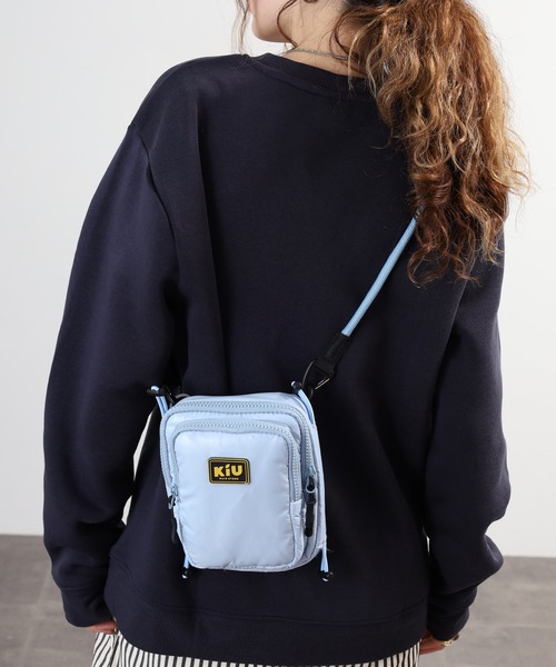 KiU（キウ） ショルダーバッグ バッグ ナイロンサテンミニショルダー