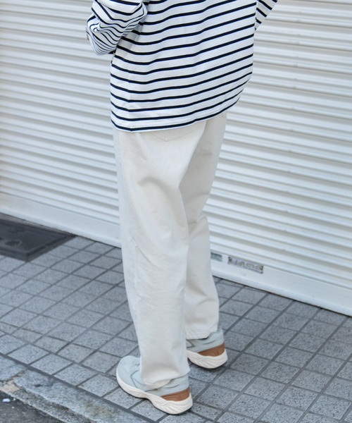 「FORK&SPOON」 パンツ 4 ベージュ メンズ_画像5