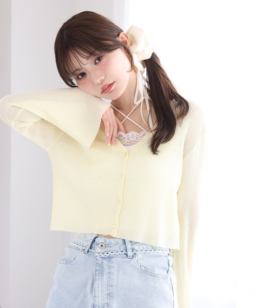one after another NICE CLAUP キャミソール カップ付きレース