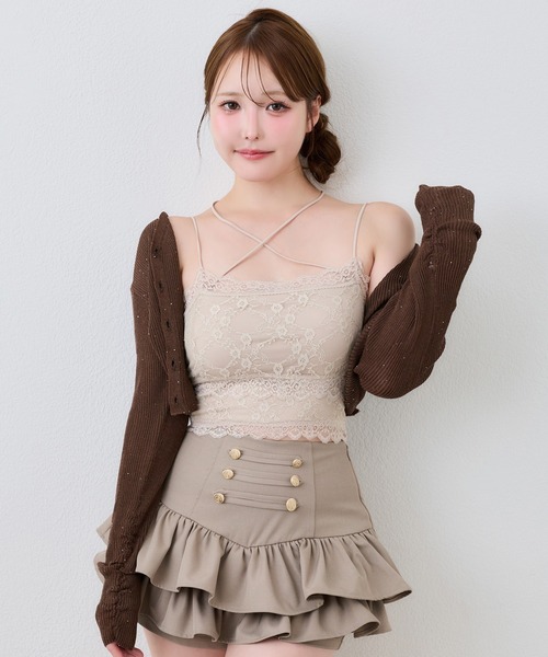 one after another NICE CLAUP カップ付き キャミソール カップ付き
