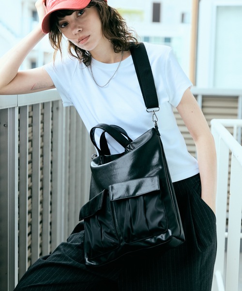 cii トートバッグ 「UNISEX」Smooth PU Helmet Bag / スムースPU