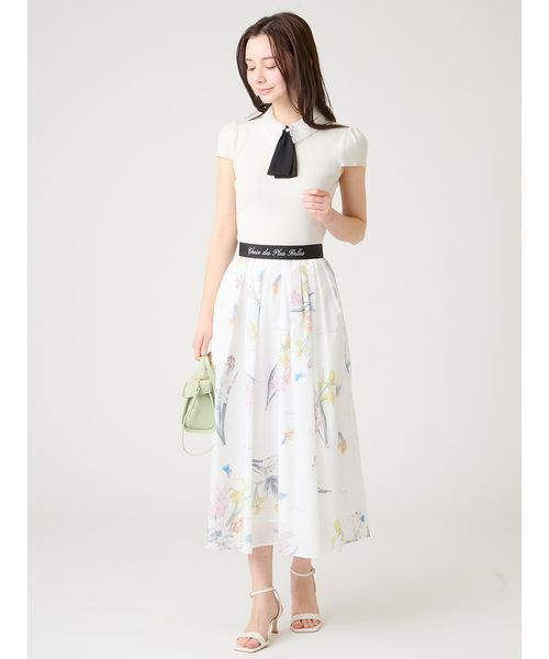 ニット セーター 「REDOUTE」衿付きニットプルオーバー レディースの画像