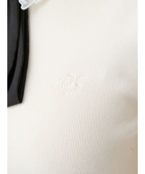 ニット セーター 「REDOUTE」衿付きニットプルオーバー レディースの画像