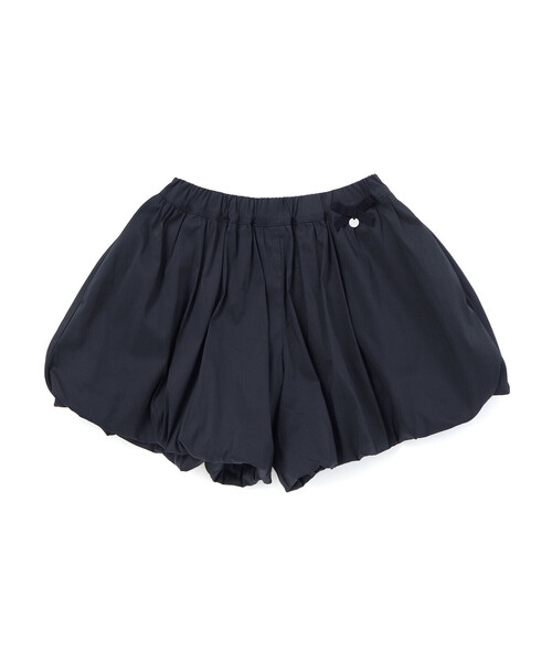 パンツ 「お揃い」ウエストリボン付きバルーンショートパンツ(90〜140cm) キッズ 子供服 女の子の画像