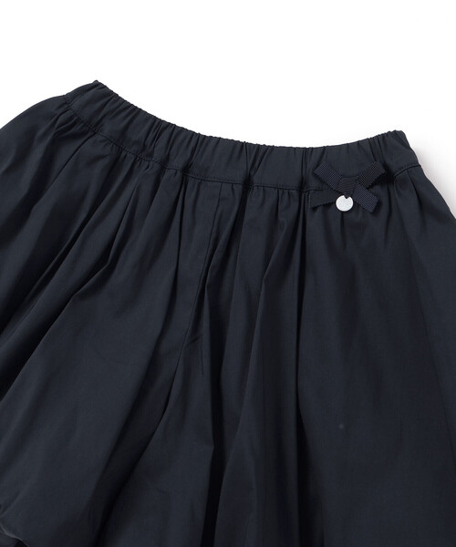 パンツ 「お揃い」ウエストリボン付きバルーンショートパンツ(90〜140cm) キッズ 子供服 女の子の画像
