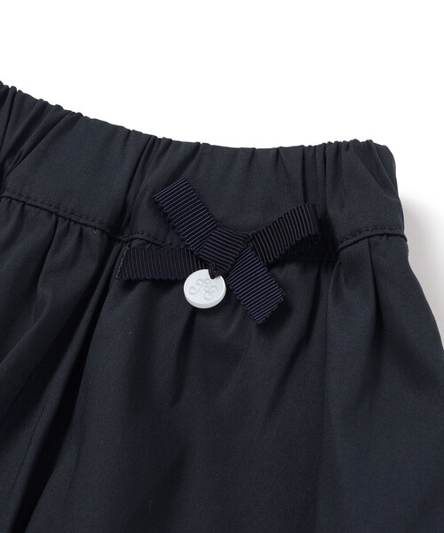 パンツ 「お揃い」ウエストリボン付きバルーンショートパンツ(90〜140cm) キッズ 子供服 女の子の画像