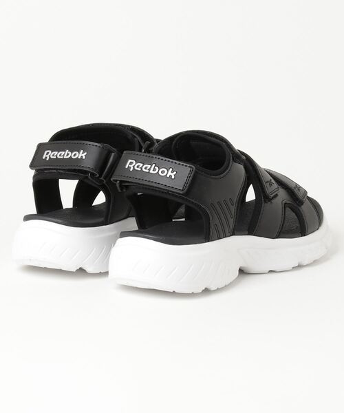 「Reebok」 サンダル 23.5cm ブラック×ブラック メンズ_画像2