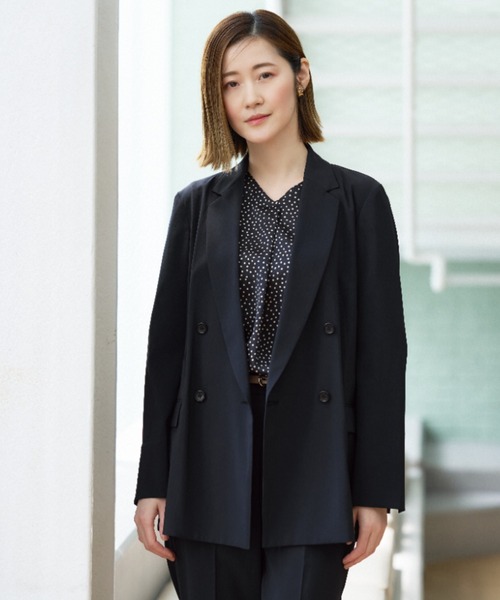 セレモニー　ジャケット38 AOYAMA セレモニースーツ スーツ 冷感4ボタンダブルジャケット「超軽量