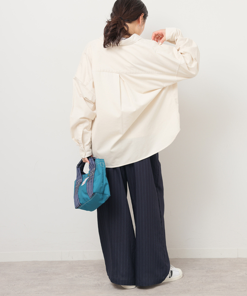 ワイドパンツ パンツ 「追加2」N/Rダブルストライプパンツ レディースの画像