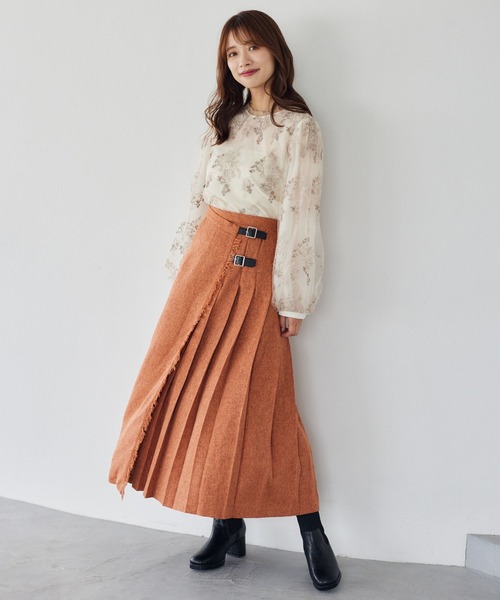 「mysty woman」 長袖ブラウス FREE モカ レディース_画像3