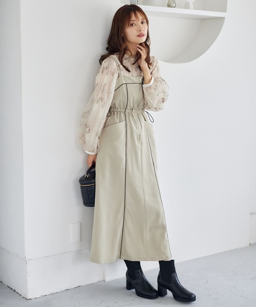「mysty woman」 長袖ブラウス FREE モカ レディース_画像5