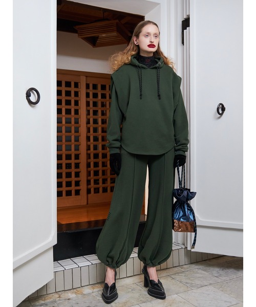「PAMEO POSE」 スウェットパンツ FREE グレー レディース_画像4