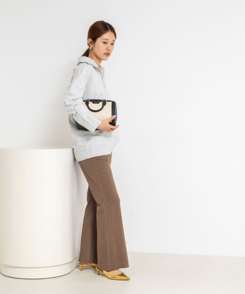 「NOLLEY'S」 「2nd nolly's」イージーパンツ 38 ブラウン レディース_画像6