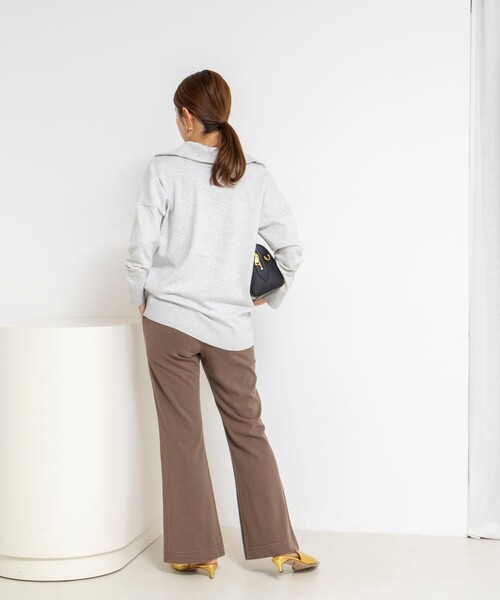 「NOLLEY'S」 「2nd nolly's」イージーパンツ 38 ブラウン レディース_画像7
