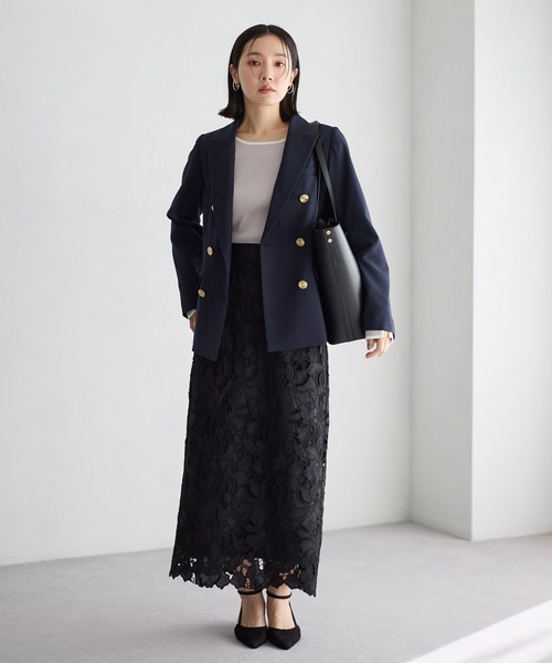「Andemiu」 ロングスカート MEDIUM ピンクベージュ レディース_画像5