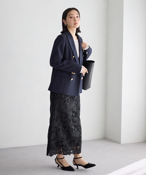 「Andemiu」 ロングスカート MEDIUM ピンクベージュ レディース_画像6