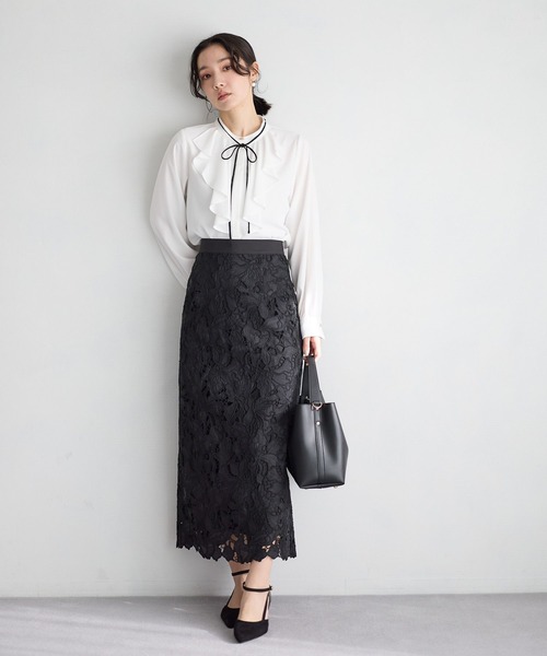 「Andemiu」 ロングスカート MEDIUM ピンクベージュ レディース_画像7