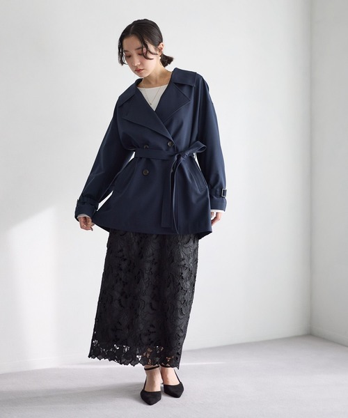 「Andemiu」 ロングスカート MEDIUM ピンクベージュ レディース_画像9