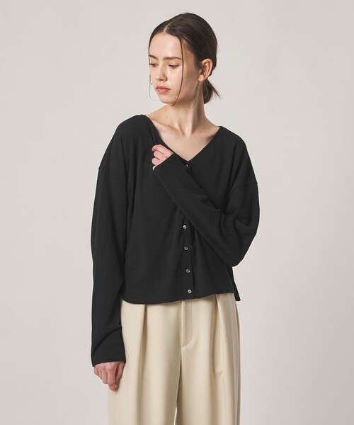 【タグ付き新品】Steven Alan カーディガン 黒 M STEVEN ALAN（スティーブンアラン） カーディガン 「Steven Alan